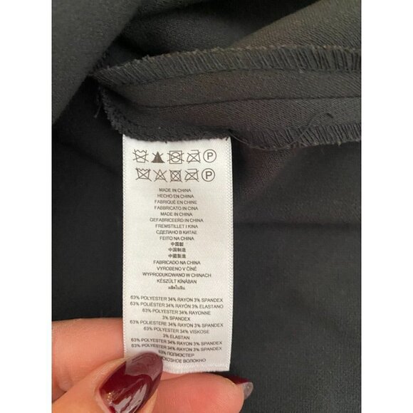 Michael Kors womens colorblock dress size 2 green black - Picture 5 of 6